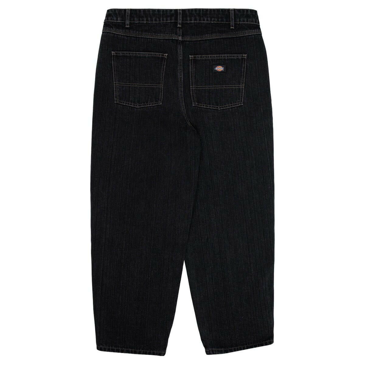 Dickies - 5 Pocket Baggy Work Jeans Washed Black.