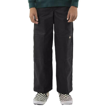 Dickies - 85-283 Loose Fit Double Knee Youth Pants Black.