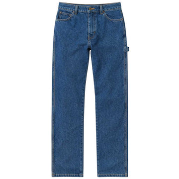 Dickies Youth Denim Carpenter Jeans Mid Wash Indigo Front