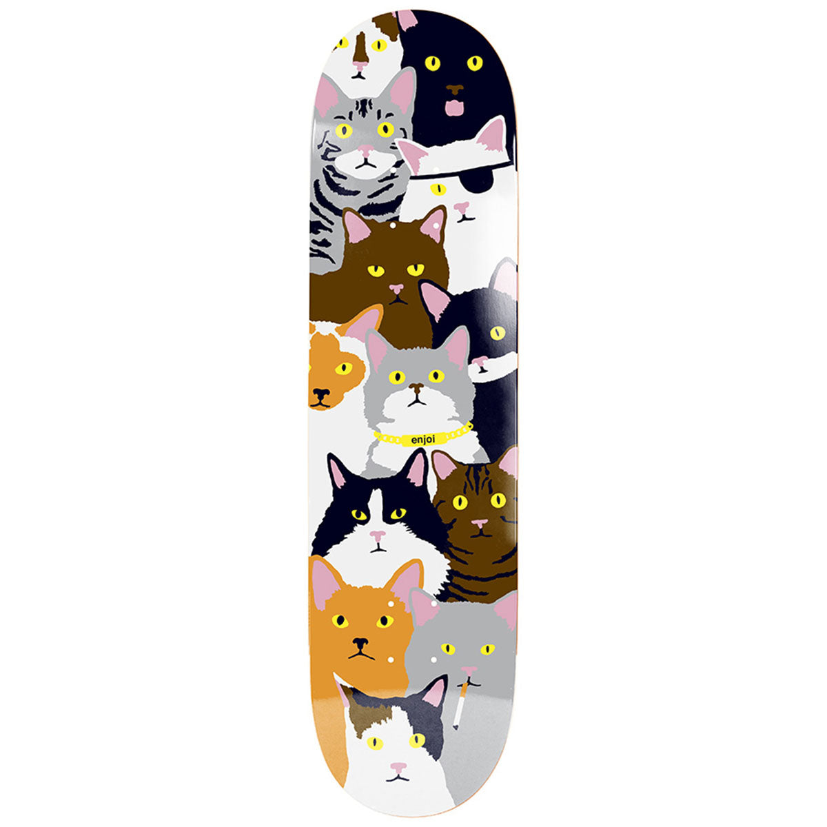 Enjoi Cat Collage Skateboard Deck