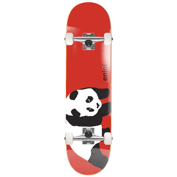 Enjoi Panda Red Complete Skateboard