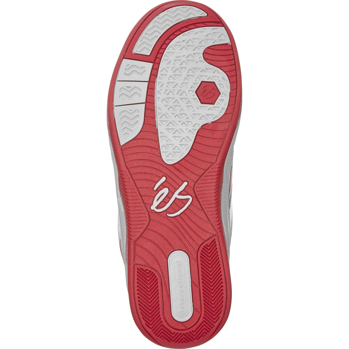 éS - TJ Rogers Shoes White/Red.