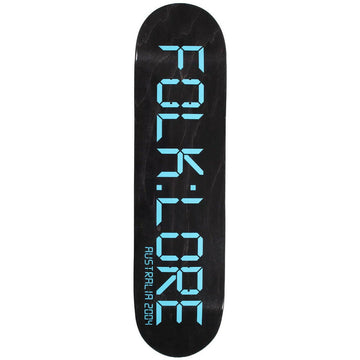 Folklore - Clock Blue 8.25 Skateboard Deck.