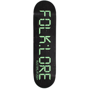 Folklore - Clock Green 8.25 Skateboard Deck.