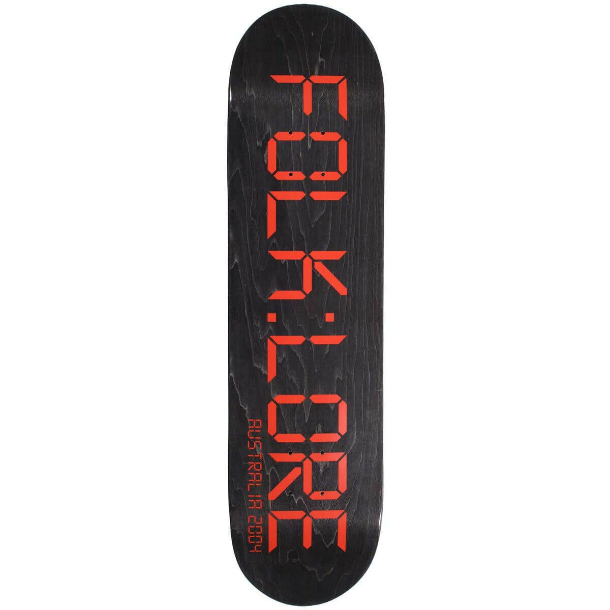 Folklore - Clock Red 8.375 Skateboard Deck.