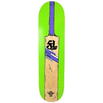 Folklore - Cricket Bat Fibretech Lite Green 8.125 Skateboard Deck.