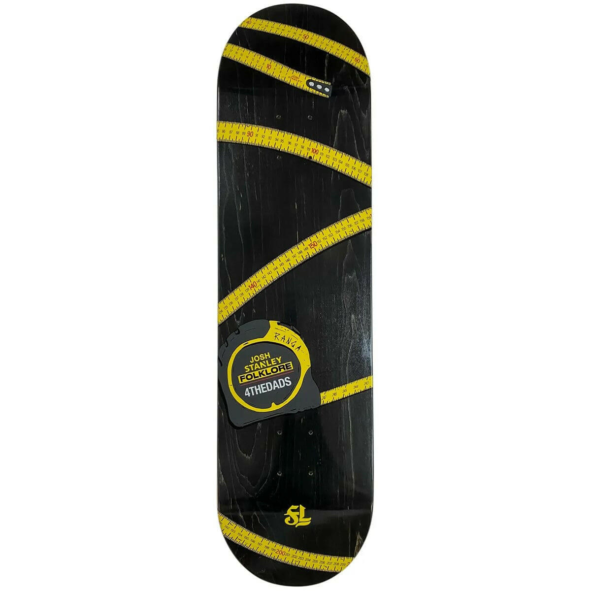 Folklore - Josh Stanley Ranga Black 8.375 Skateboard Deck.