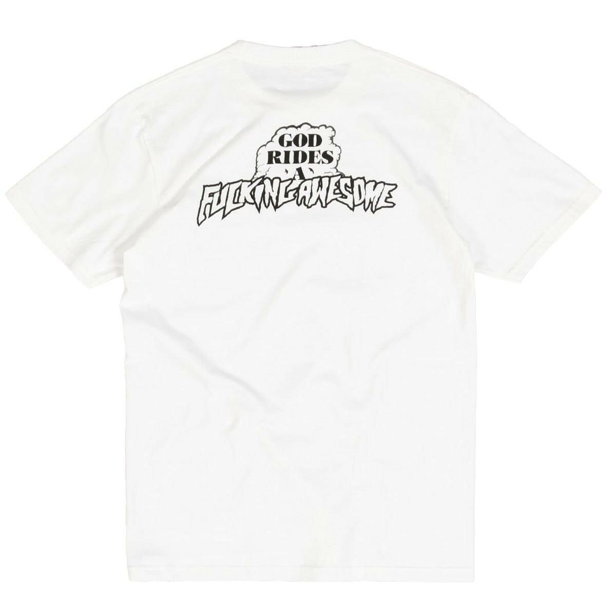 Fucking Awesome - God Rides FA Tee White.