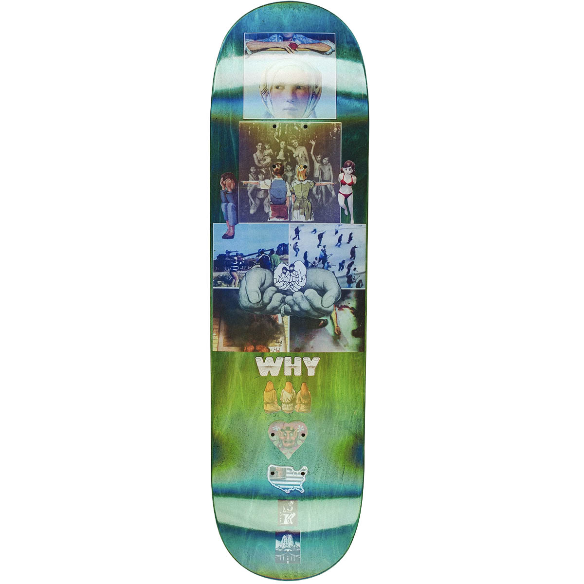 Fucking Awesome Store Collage Gradient 8.5 Skateboard Deck