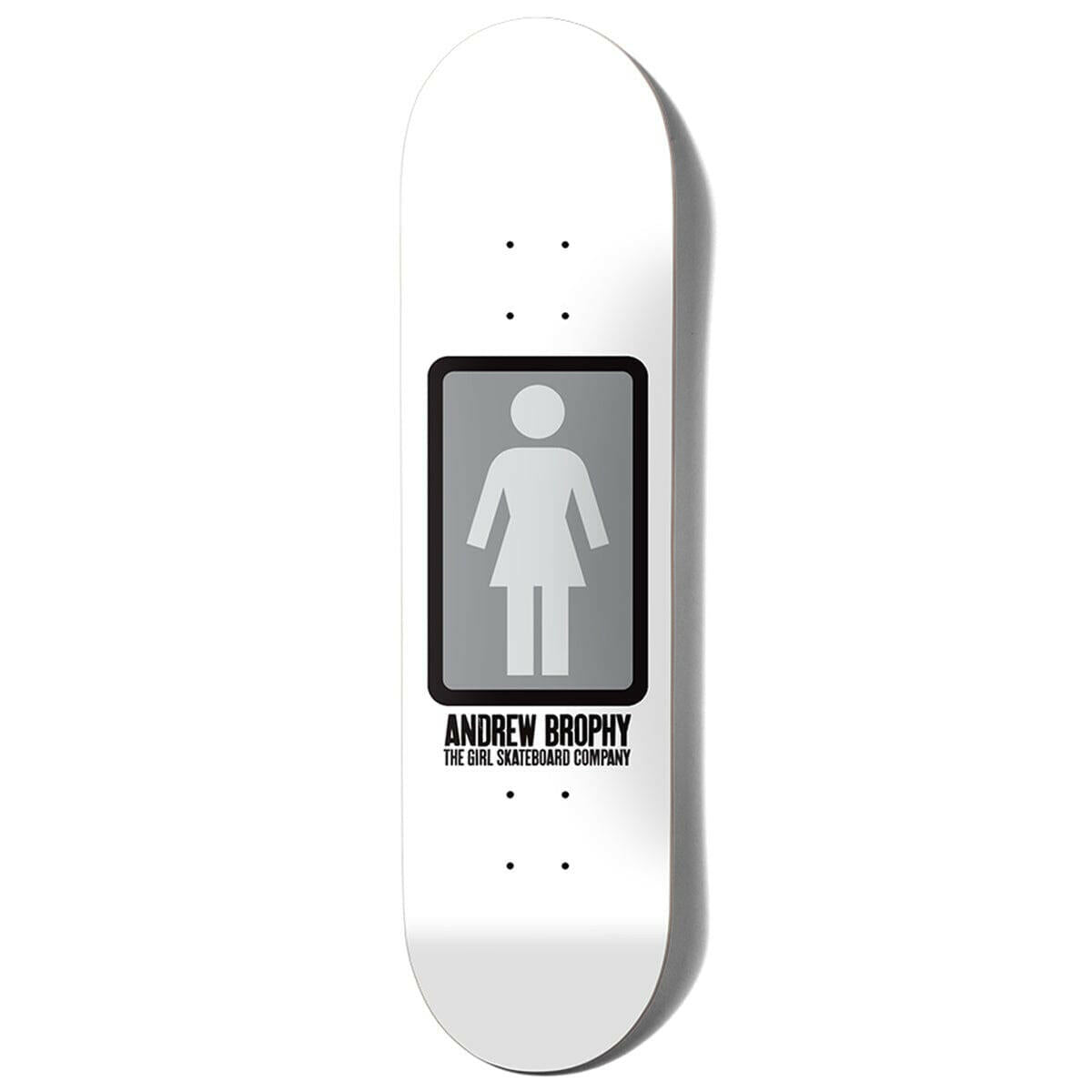 Girl - Andrew Brophy OG Black White 8.56 Skateboard Deck.