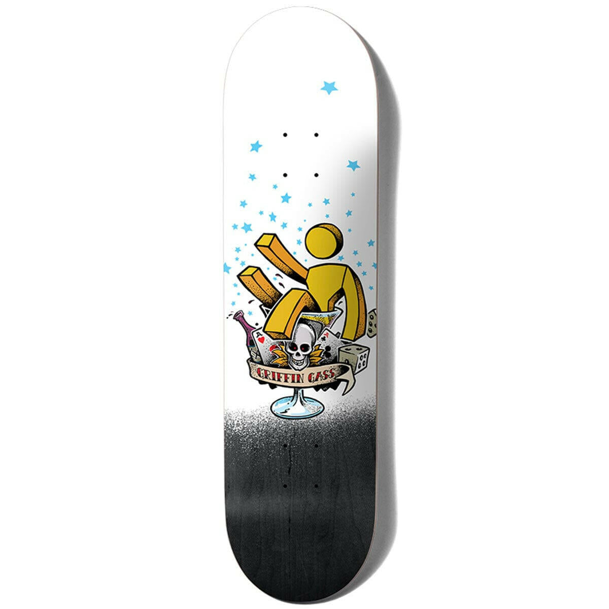 Girl - Griffin Gass Man's Ruin 8.5 Skateboard Deck.