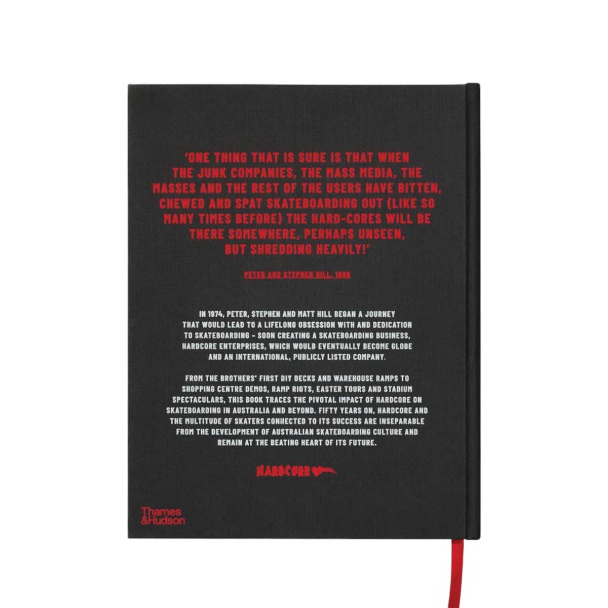 Globe 50 Years of Skateboarding in Australia Book Back Cover