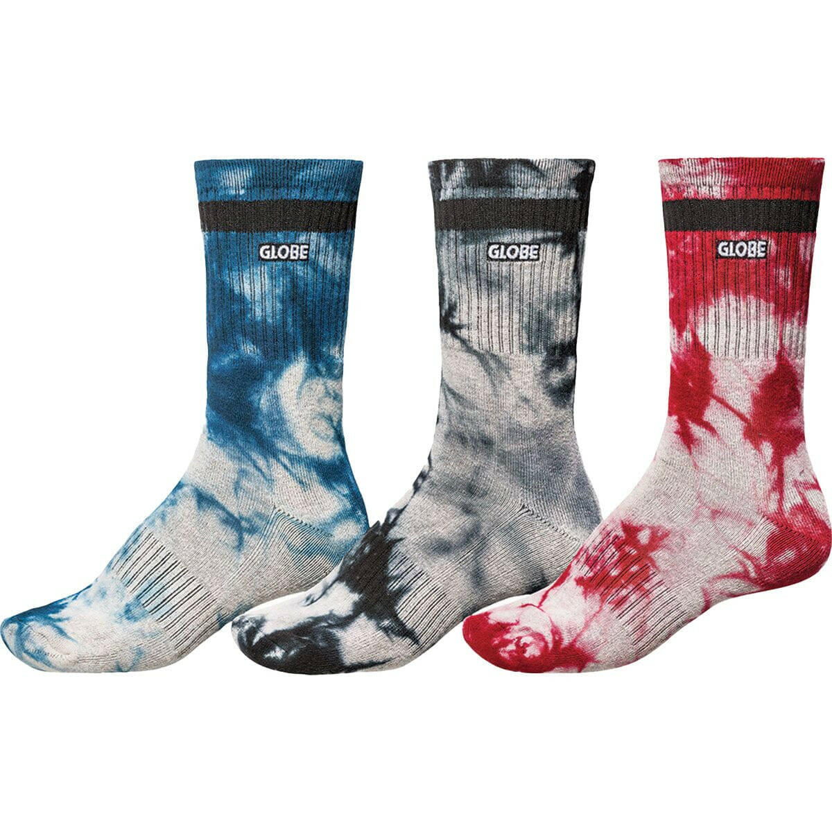 Globe - All Tied Up Socks 3 Pack.