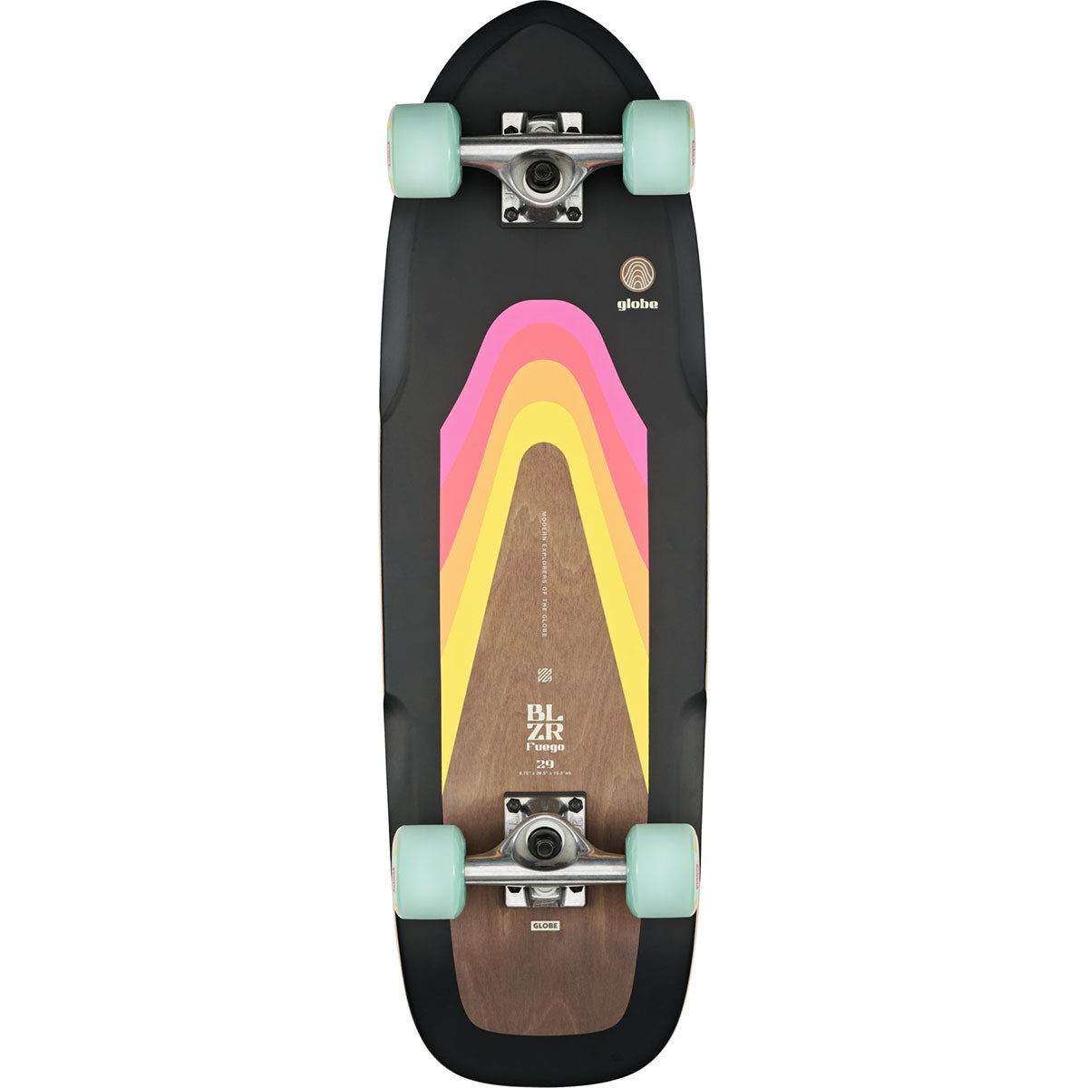 Globe - Blazer Fuego Flare Cruiser 8.75 Complete Skateboard.