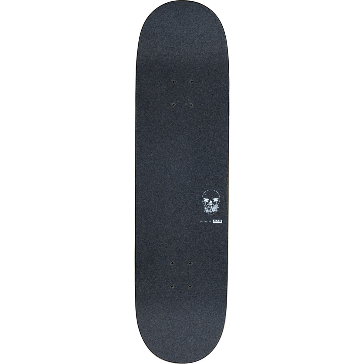 Globe G2 Reflection Black/Purple 8.5 Skateboard Deck Top