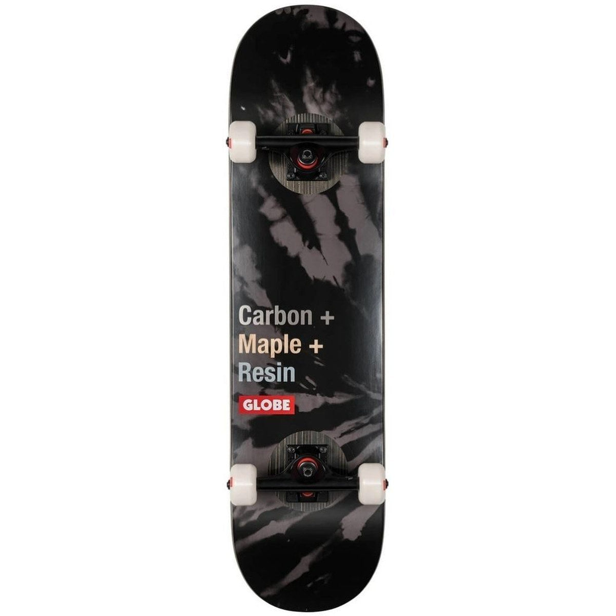 Globe G3 Bar 8.0 Impact Black Dye complete skateboard underside