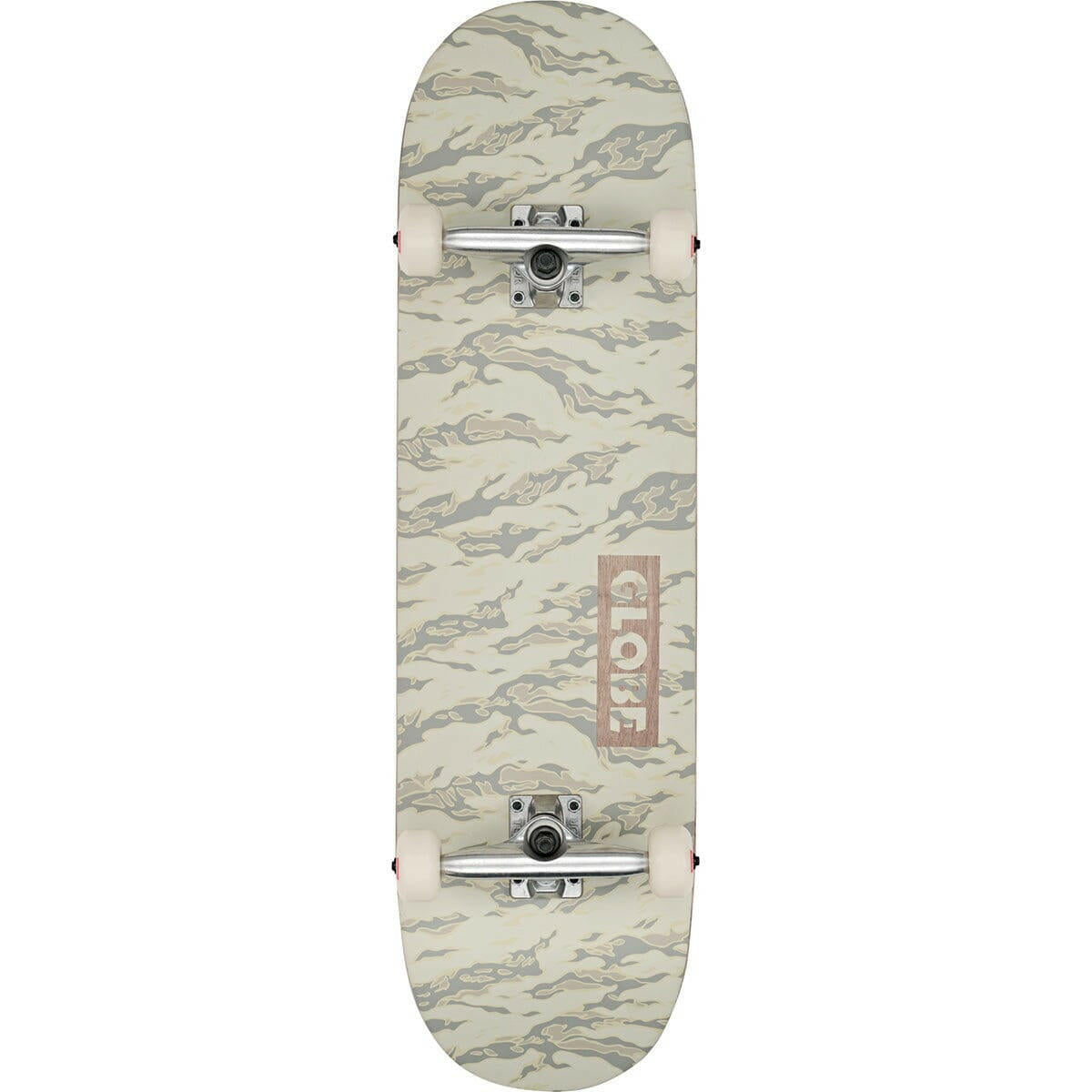 Globe - Goodstock Vintage White Camo 8.75 Complete Skateboard.
