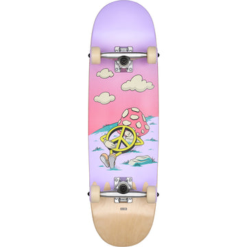 Globe Kids Grip 95 Mid Peace Man 8.25 Complete Skateboard