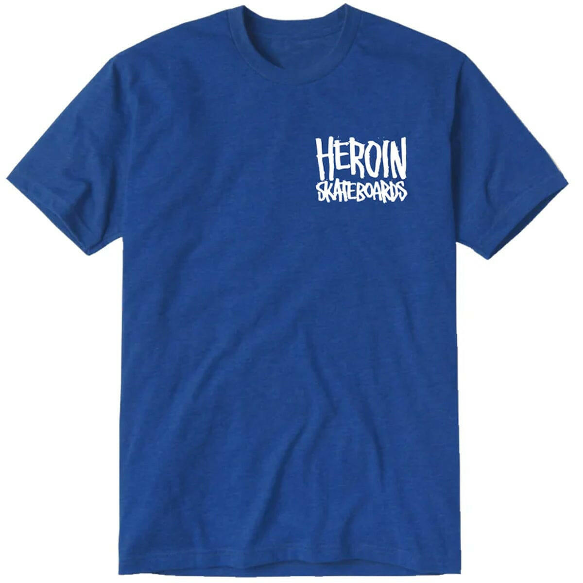 Heroin - F#ck Drugs Tee Royal Blue.