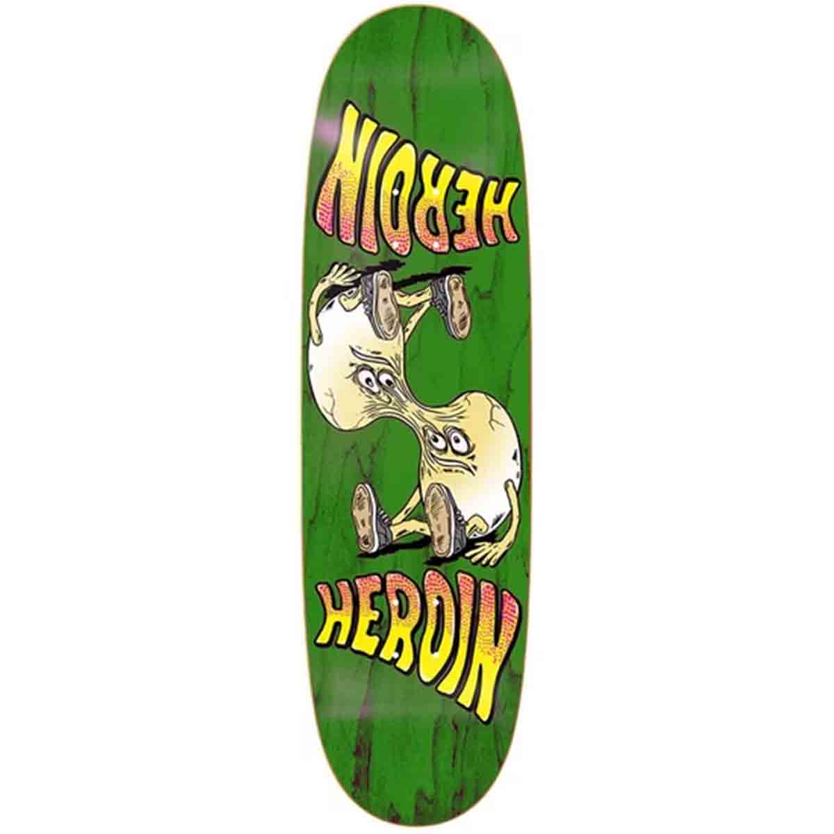 Heroin Merged Egg Green 8.88 Skateboard Deck