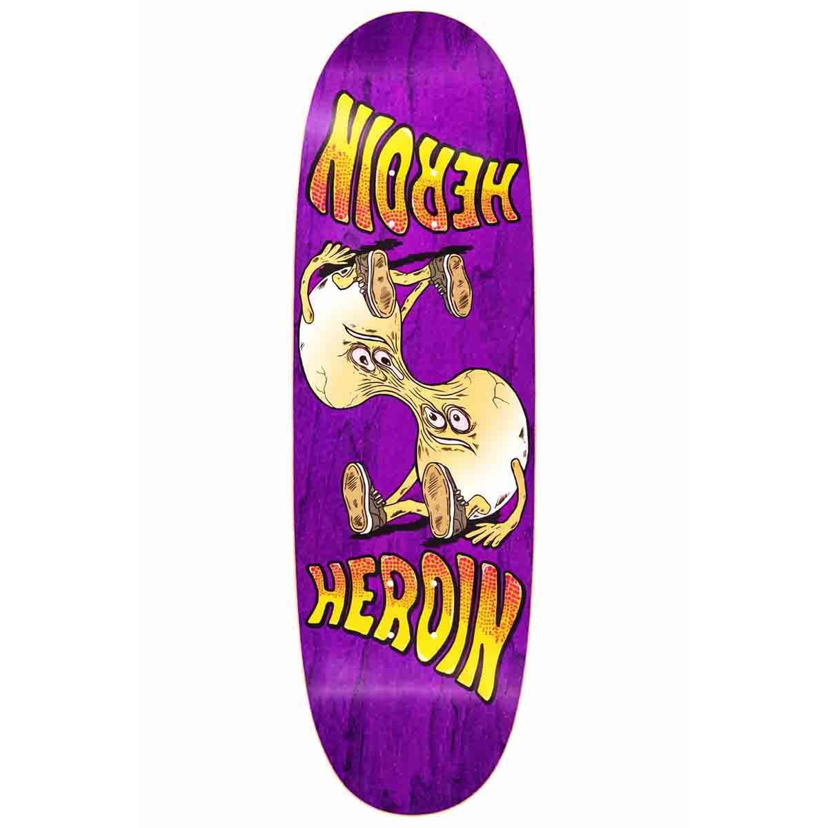 Heroin Merged Egg Purple 8.88 Skateboard Deck
