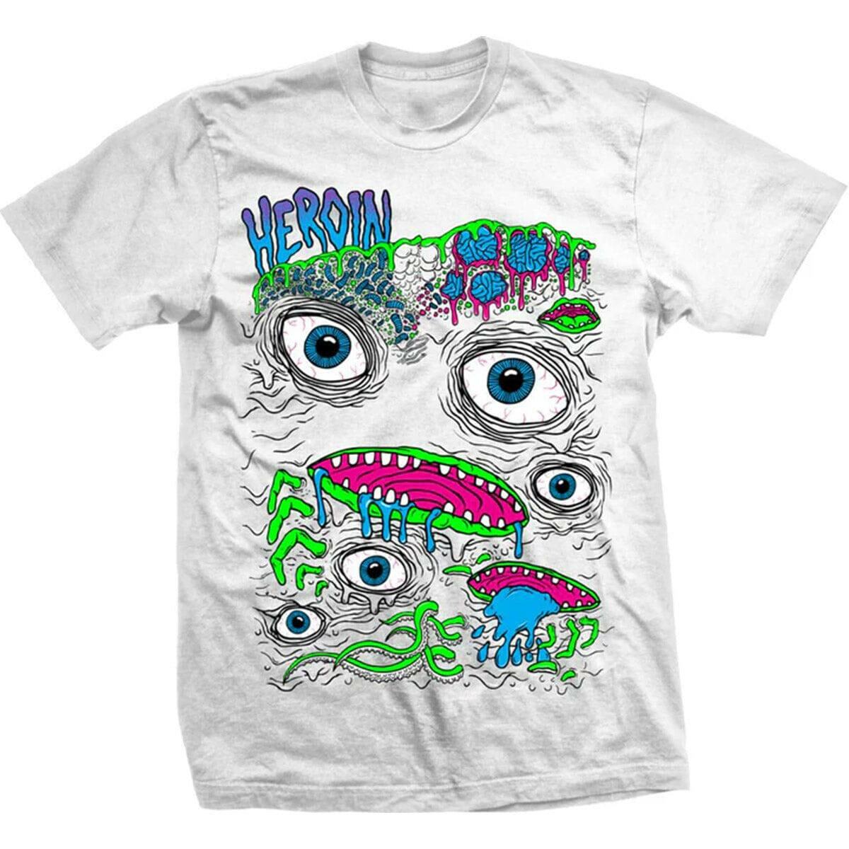 Heroin - Mutant Tee White.