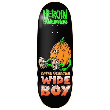 Heroin Pumpkin Spice Wide Boy 10.75 Skateboard Deck