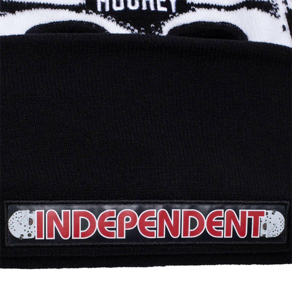 Hockey - Independent Hockski Mask Beanie Black/White.