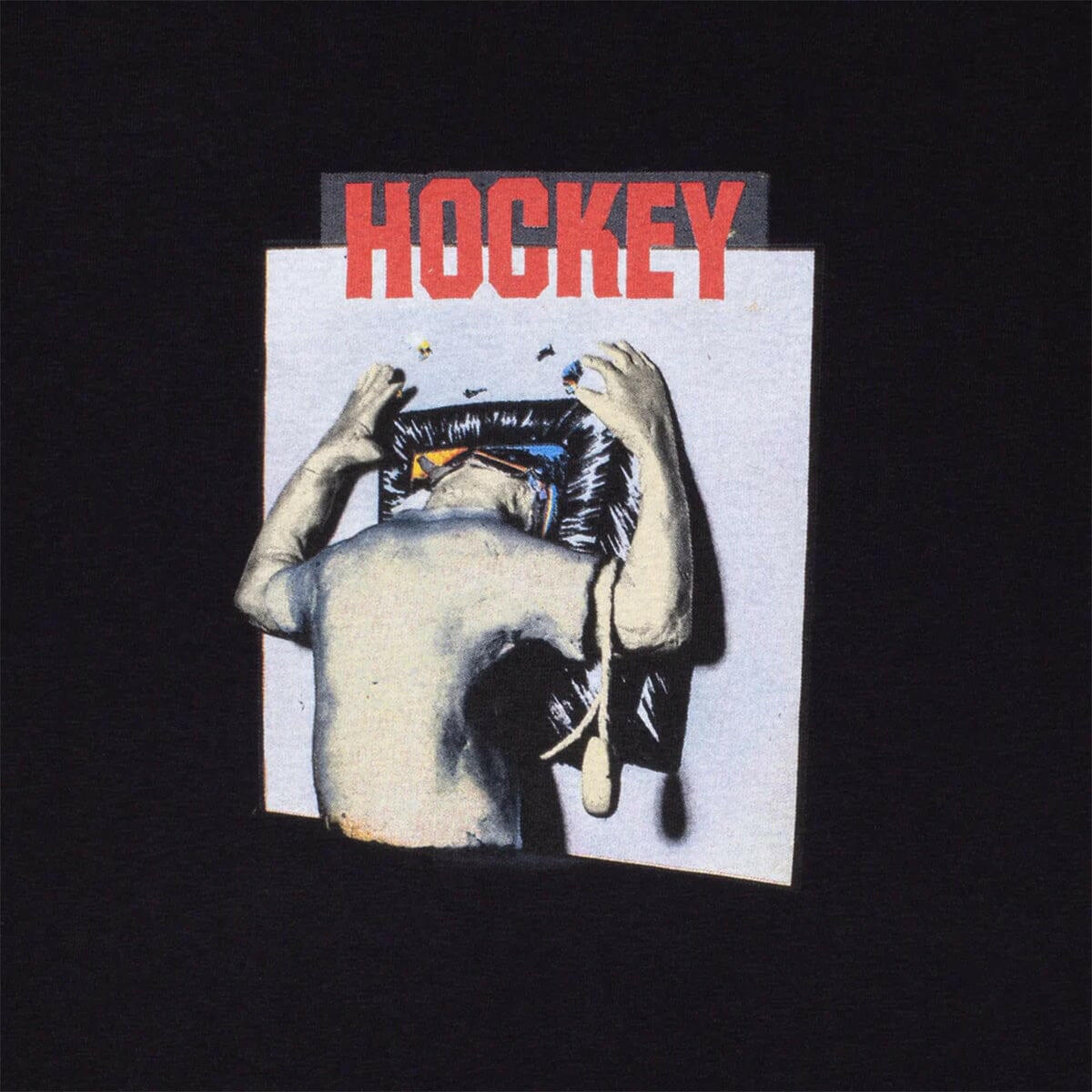 Hockey - Screen Time Tee Black.