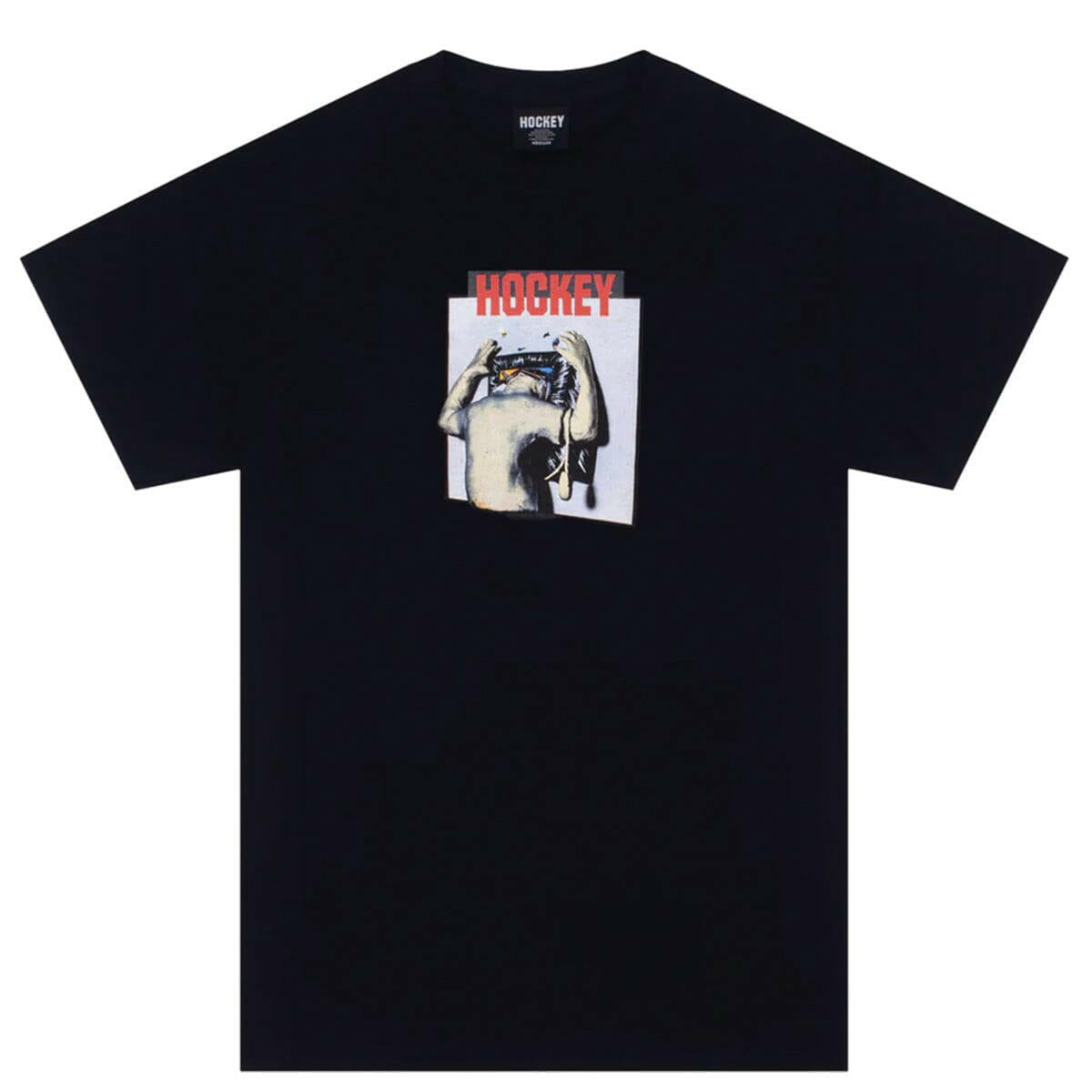 Hockey - Screen Time Tee Black.