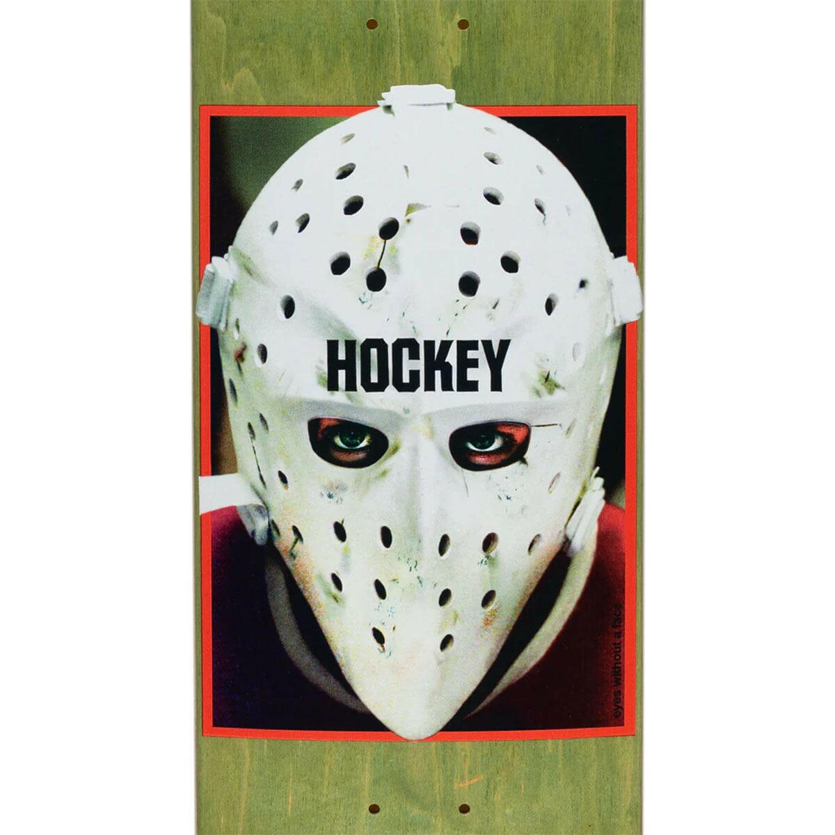 Hockey - War On Ice Green 8.25 Skateboard Deck.