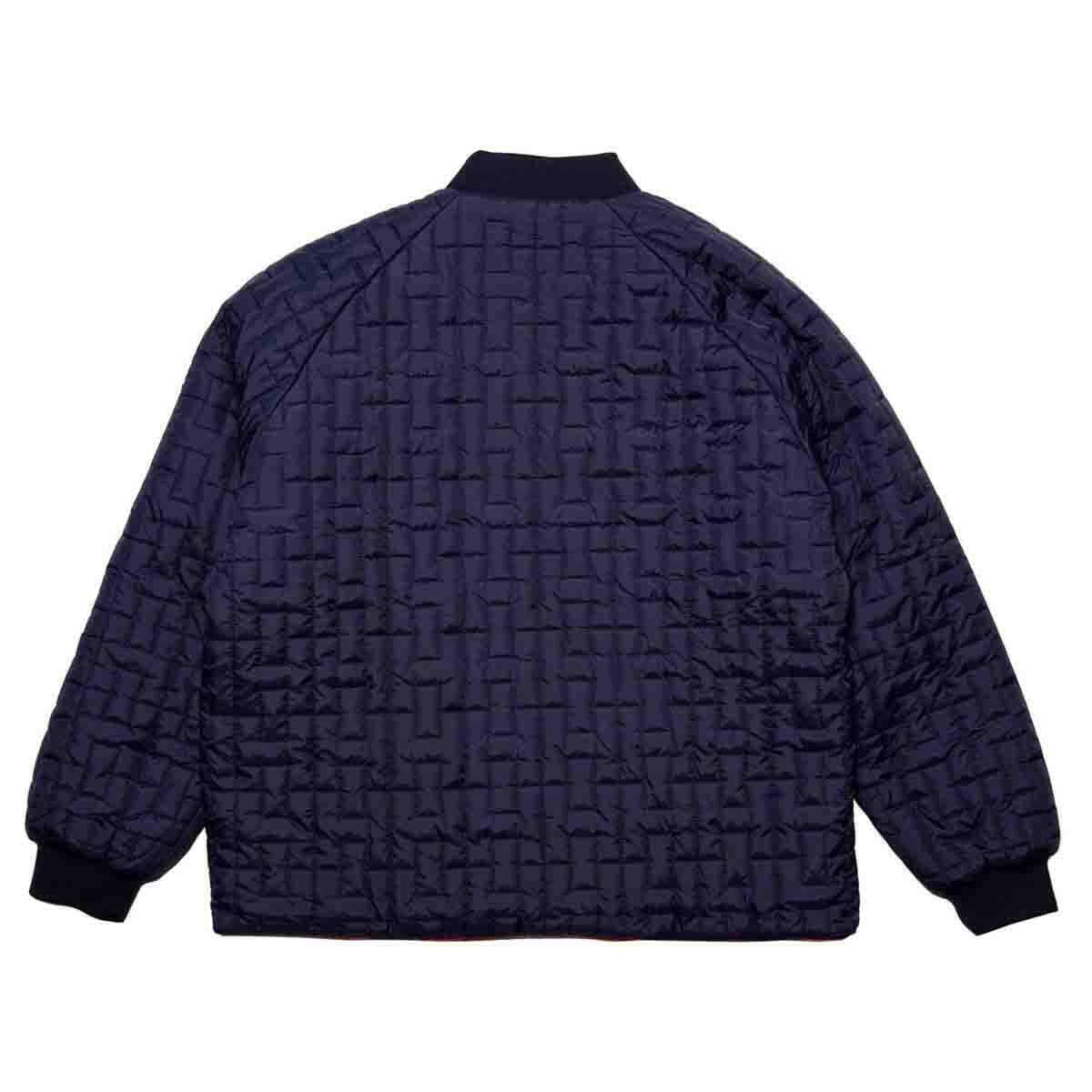 Hoddle - Reversible Bomber Jacket Navy/Orange.