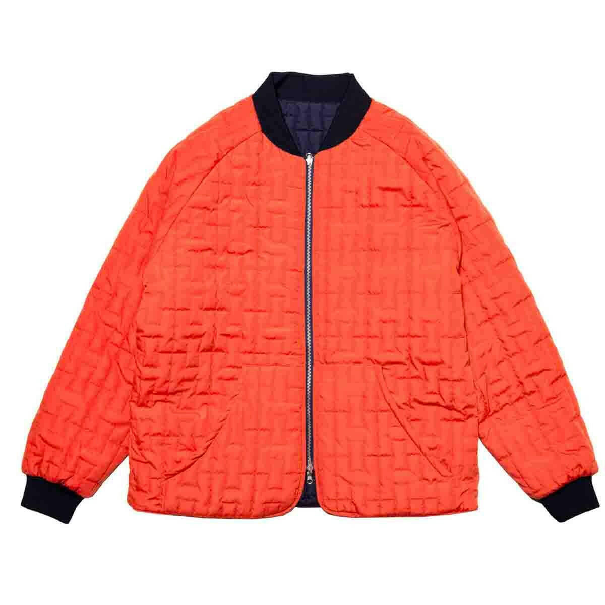Hoddle - Reversible Bomber Jacket Navy/Orange.