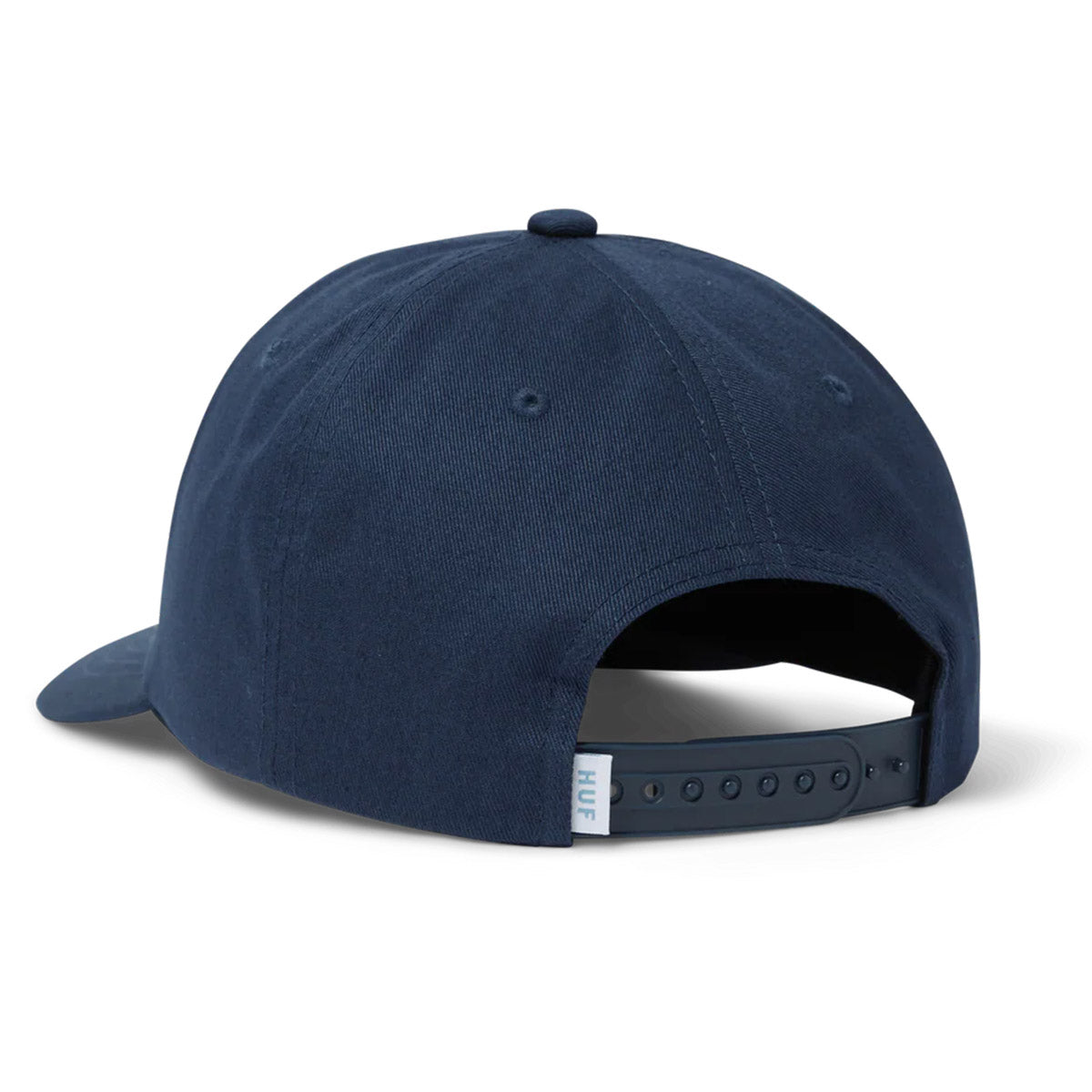 Huf Arch 6 Panel CV Snapback Hat Navy Back