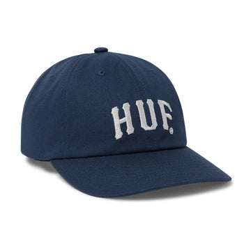 Huf Arch 6 Panel CV Snapback Hat Navy