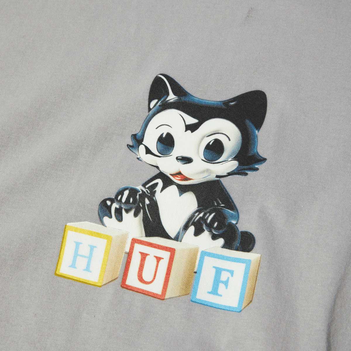 Huf - Blocks Tee Lilac Chalk.