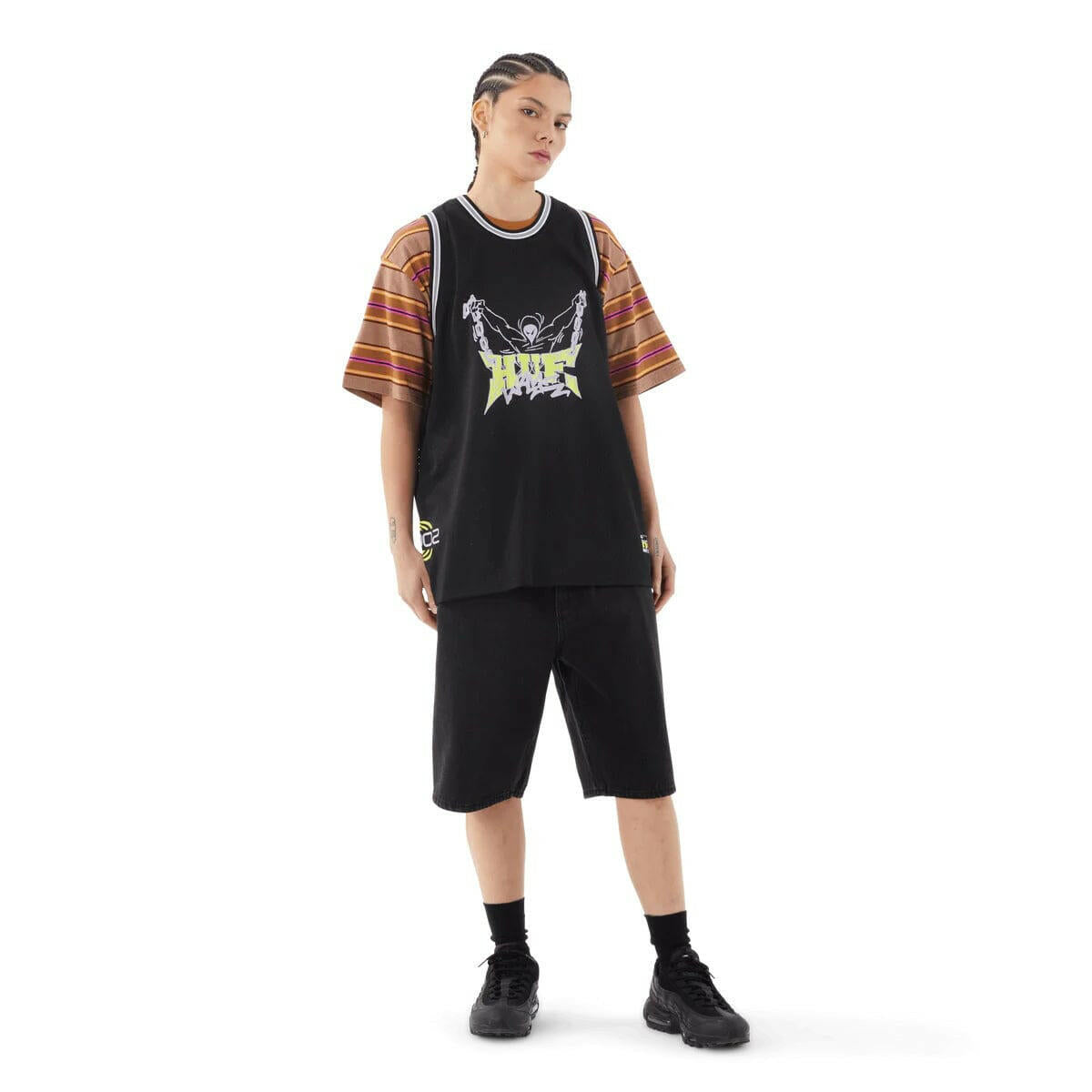 Huf - Cromer Shorts Washed Black.