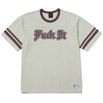 Huf - Ives Football Shirt Heather Grey.