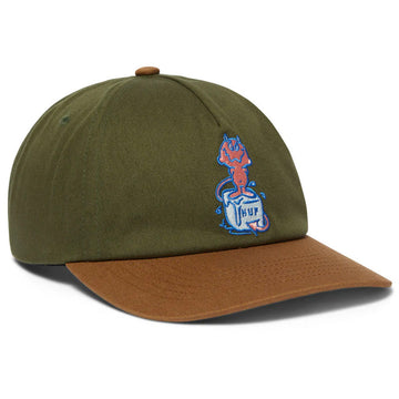 Huf - Melt 5 Panel Snapback Green.