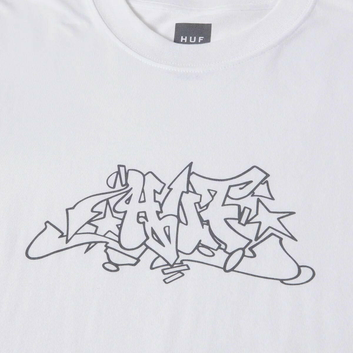 Huf - Outlines Tee White.