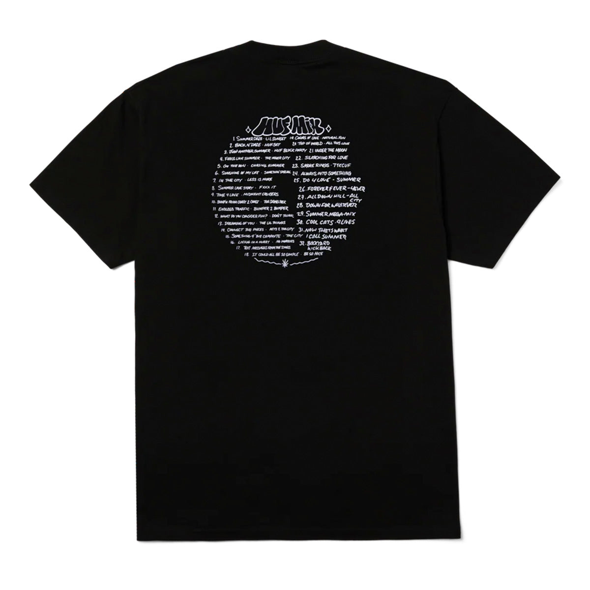 Huf - Playlist Tee Black.