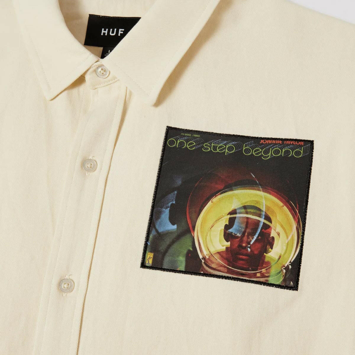 Huf - X Stax Patches Shirt Natural.