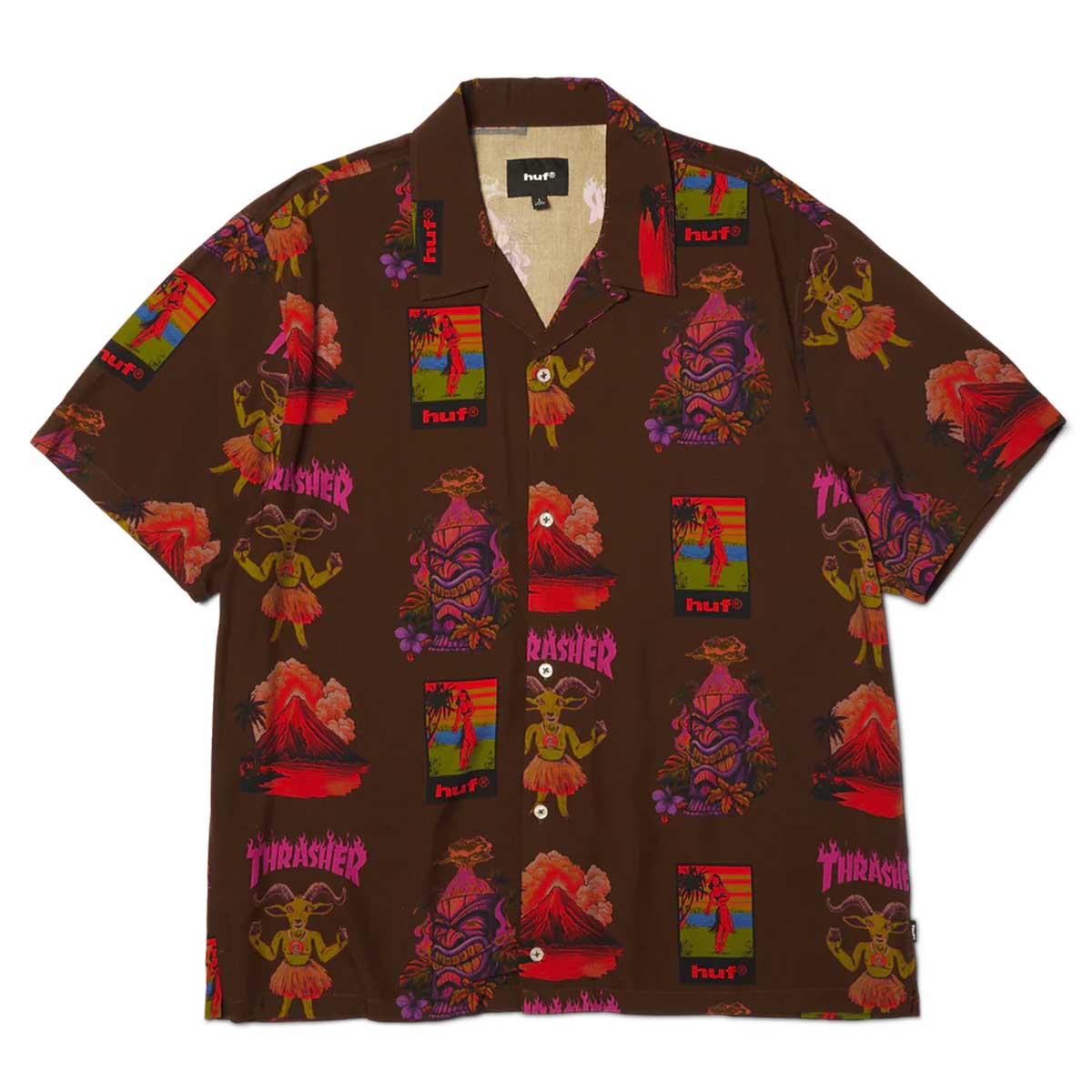 Huf Thrasher Hawaiian Shirt