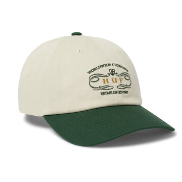 Huf Worldwide Clothiers 6 Panel CV Hat Forest Green