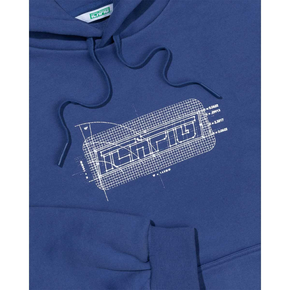 Ichpig - Drafters Pullcord Hoodie Ultramarine.