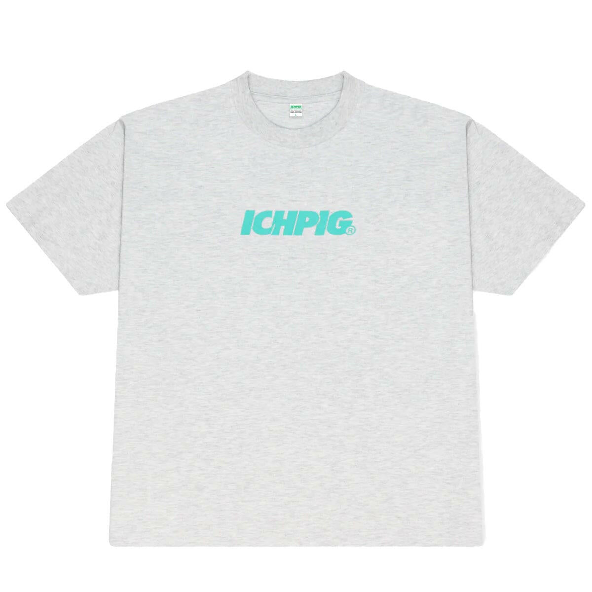Ichpig - Sprinters Tee White Marle/Teal.