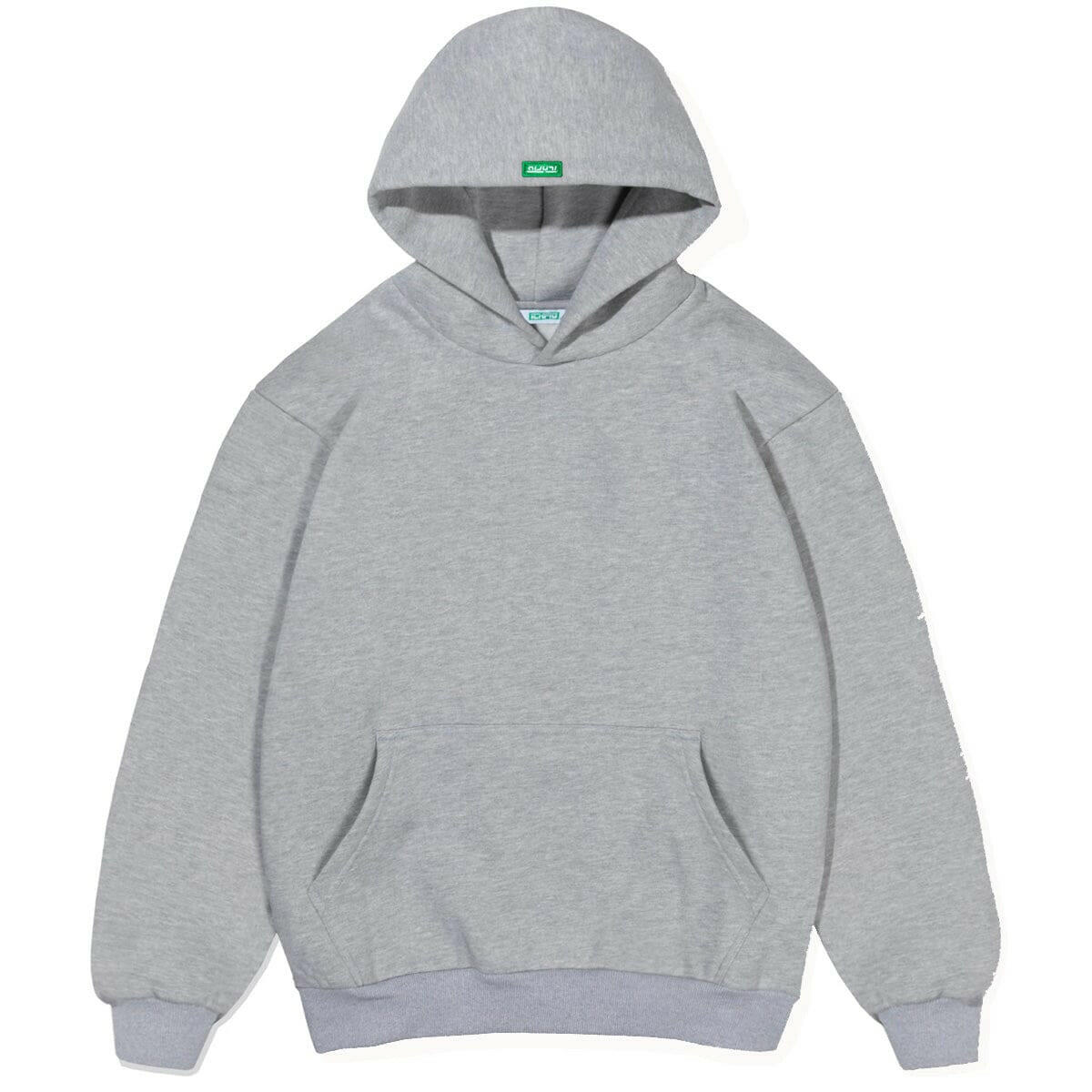 Ichpig - Staple Cordless Hoodie Grey Marle.