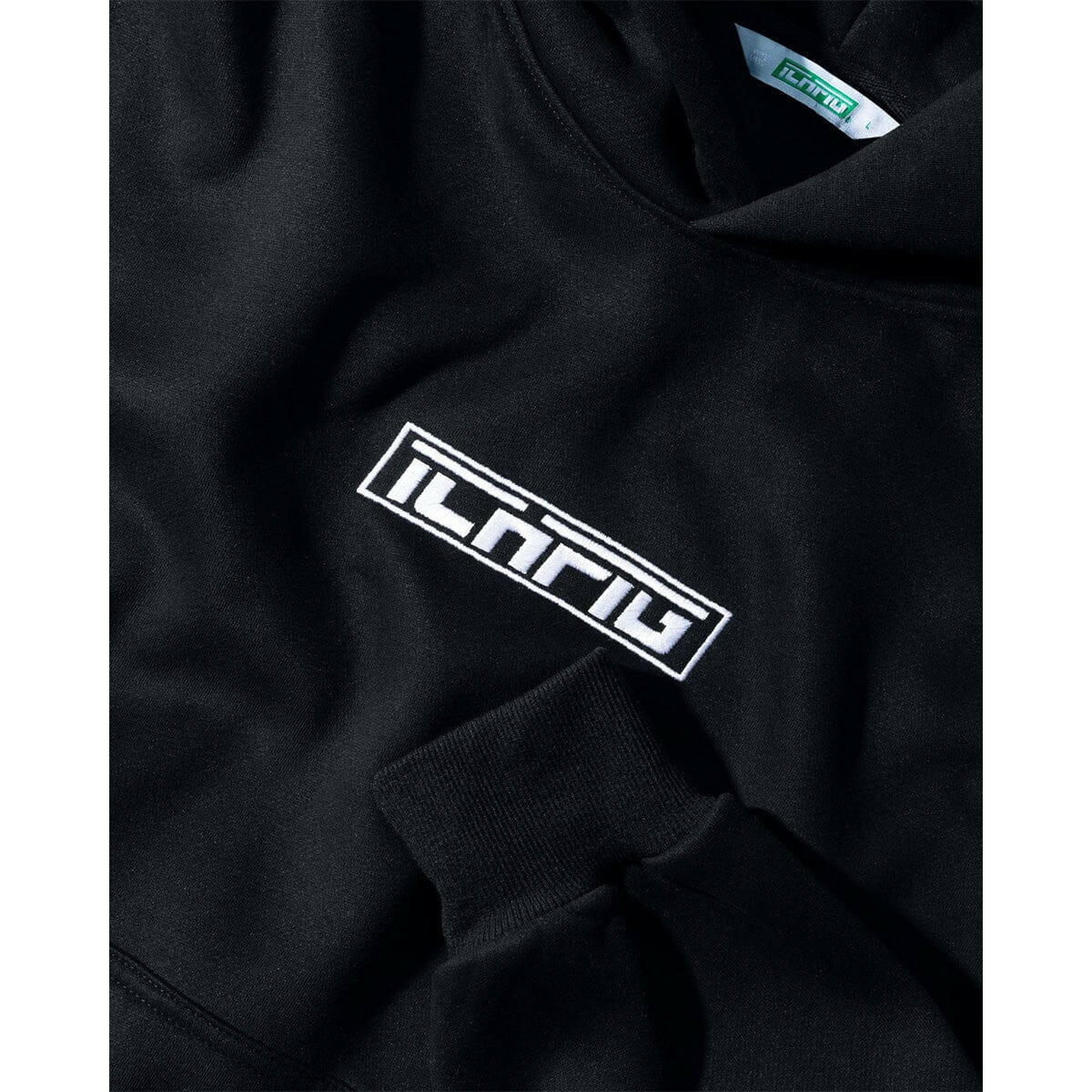 Ichpig - Strike Cordless Hoodie Black/White.