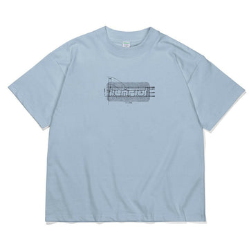 Ichpig - Strike Sketch Tee Slate Blue.