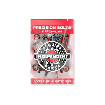 Independent - 1 Phillips Bolts Red/Black with Tool.